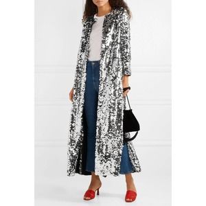 We Are Leone Morgan Sequin Coat